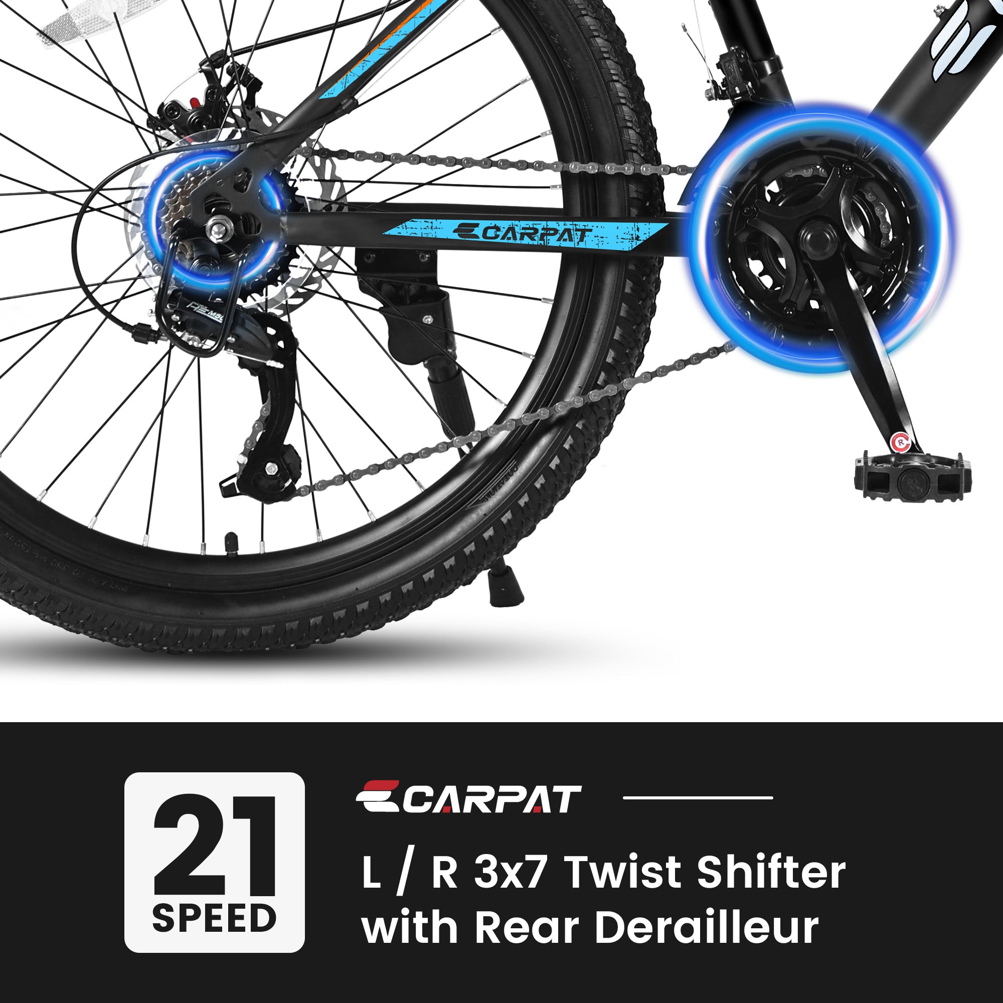 Carpet-High-Carbon Steel Frame, Suspension Mountain Bikes