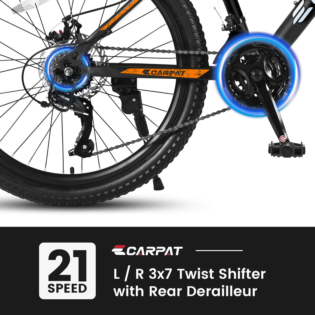 Carpet-High-Carbon Steel Frame, Suspension Mountain Bikes